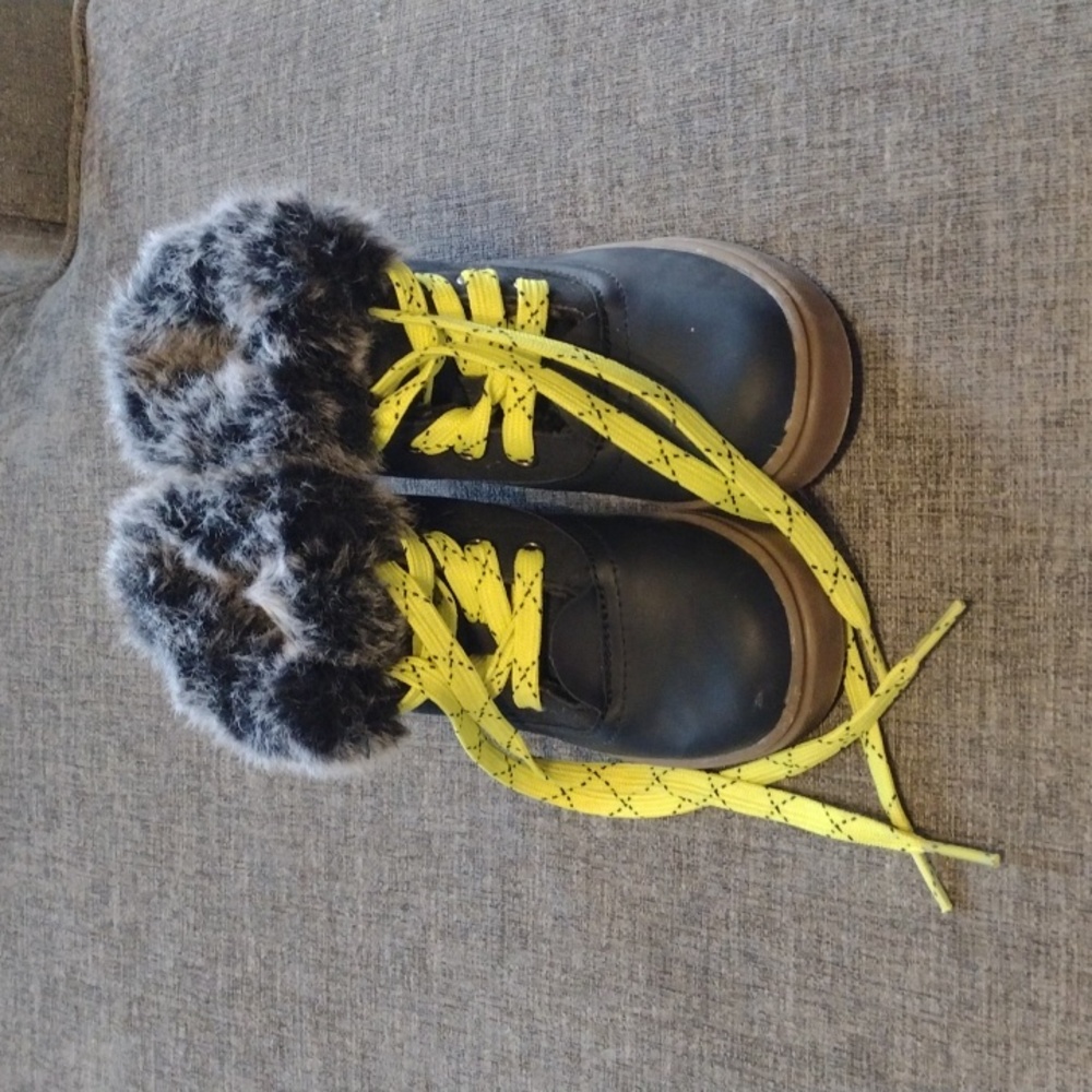 Cat & Jack Blue Boots: Size 10